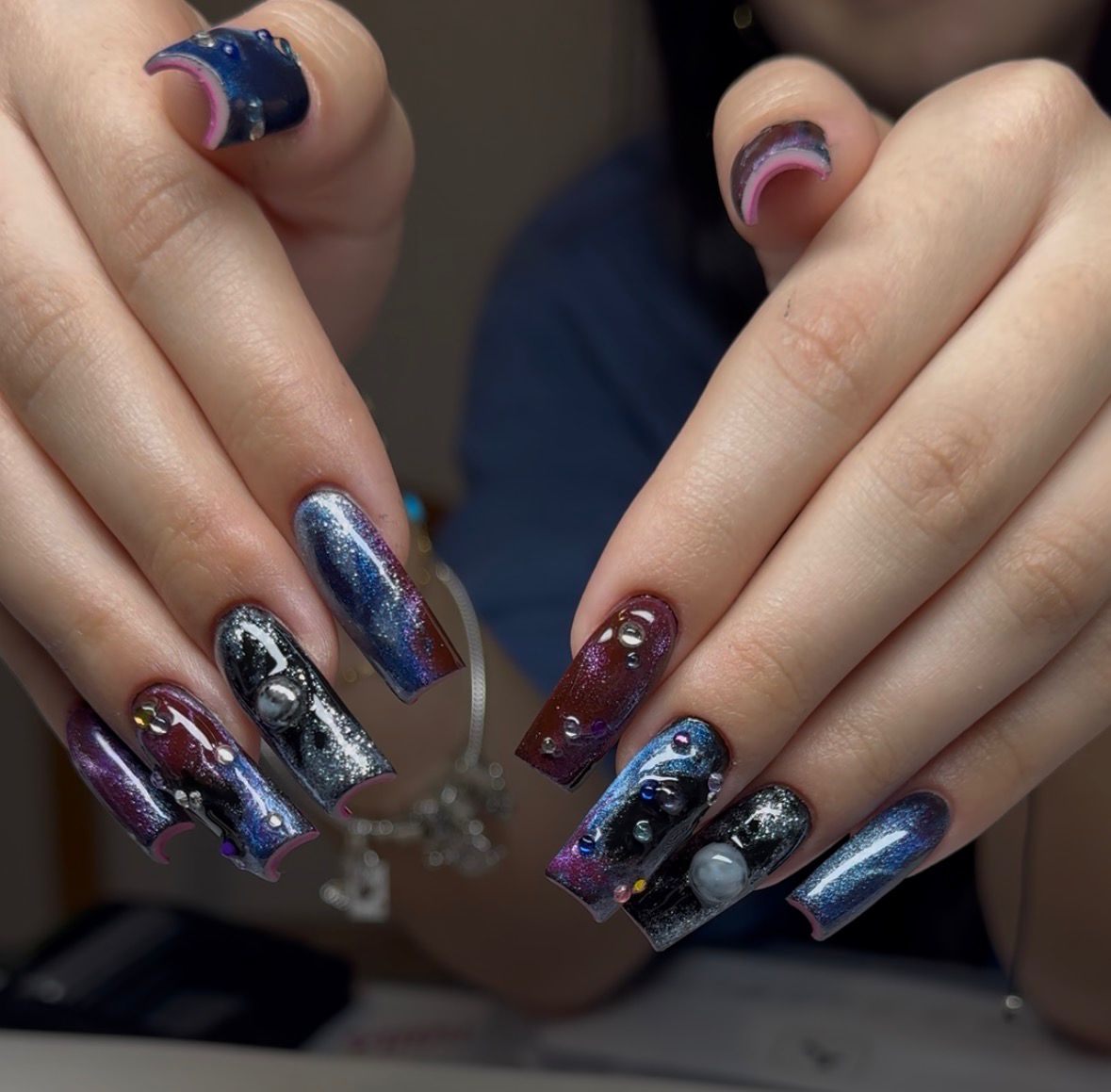 Glitter Magic nail design 6